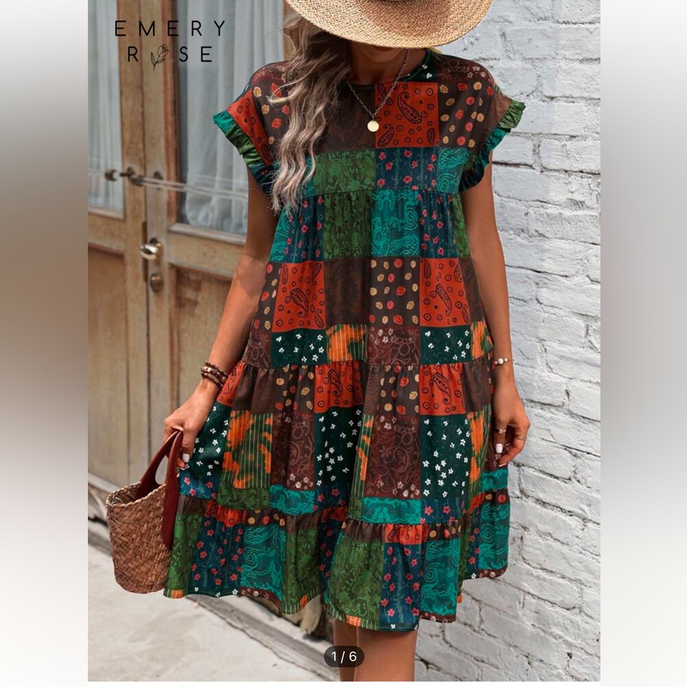 Cute patchwork dresss